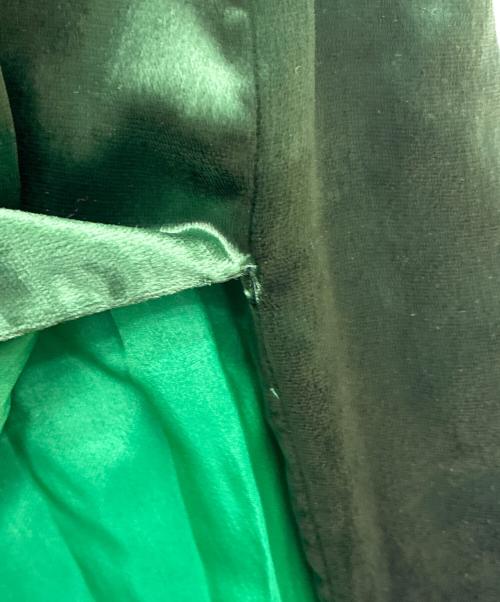 PRADA（プラダ）PRADA (プラダ) ベルベットミニドレス グリーン サイズ:44Sの古着・服飾アイテム