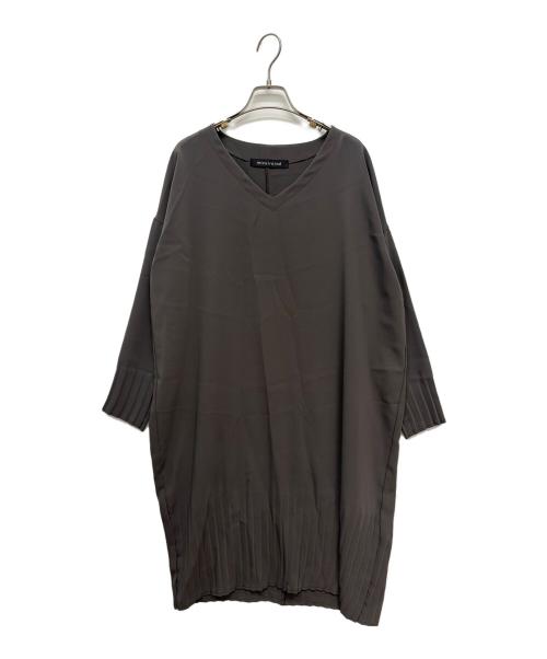 mizuiro-ind（ミズイロインド）mizuiro-ind (ミズイロインド) 長袖ワンピース グリーン サイズ:Fの古着・服飾アイテム