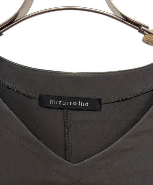 mizuiro-ind（ミズイロインド）mizuiro-ind (ミズイロインド) 長袖ワンピース グリーン サイズ:Fの古着・服飾アイテム