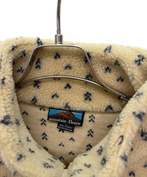 mountain fleece（マウンテンフリース）mountain fleece (マウンテンフリース) 90s バーズアイ フリースジャケット ベージュ サイズ:Mの古着・服飾アイテム