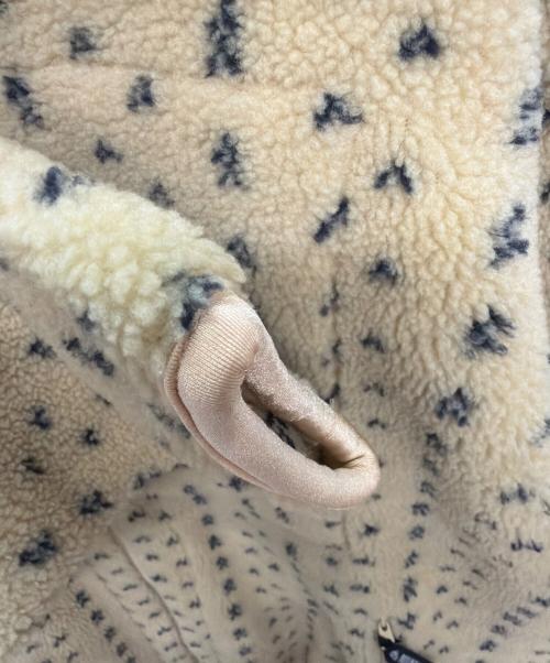 mountain fleece（マウンテンフリース）mountain fleece (マウンテンフリース) 90s バーズアイ フリースジャケット ベージュ サイズ:Mの古着・服飾アイテム
