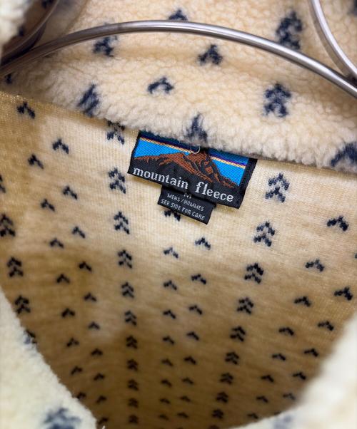 mountain fleece（マウンテンフリース）mountain fleece (マウンテンフリース) 90s バーズアイ フリースジャケット ベージュ サイズ:Mの古着・服飾アイテム