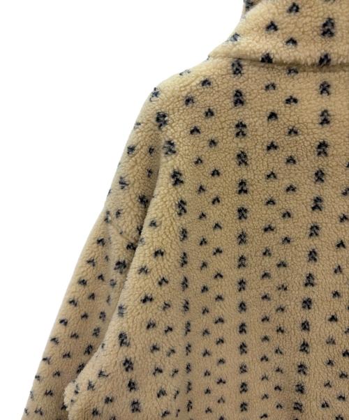 mountain fleece（マウンテンフリース）mountain fleece (マウンテンフリース) 90s バーズアイ フリースジャケット ベージュ サイズ:Mの古着・服飾アイテム