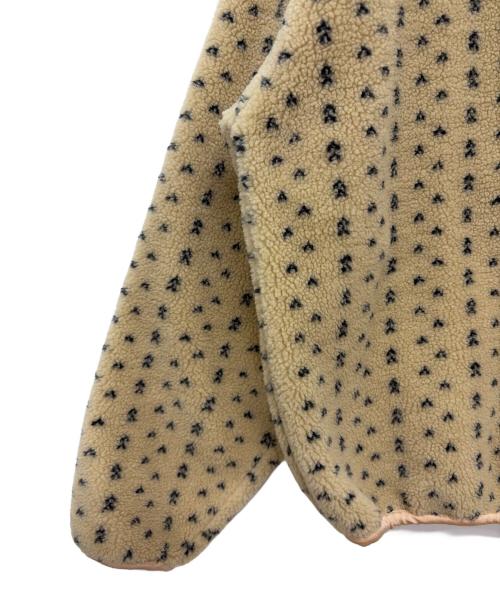 mountain fleece（マウンテンフリース）mountain fleece (マウンテンフリース) 90s バーズアイ フリースジャケット ベージュ サイズ:Mの古着・服飾アイテム