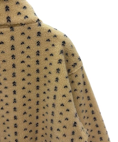 mountain fleece（マウンテンフリース）mountain fleece (マウンテンフリース) 90s バーズアイ フリースジャケット ベージュ サイズ:Mの古着・服飾アイテム