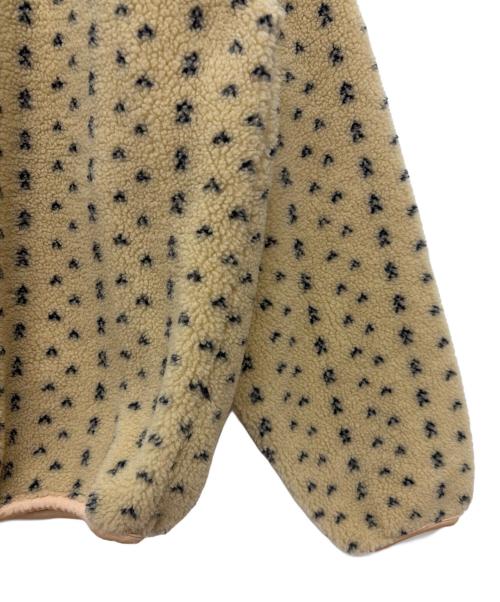 mountain fleece（マウンテンフリース）mountain fleece (マウンテンフリース) 90s バーズアイ フリースジャケット ベージュ サイズ:Mの古着・服飾アイテム