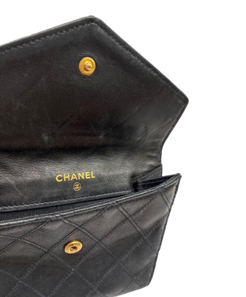 CHANEL（シャネル）CHANEL (シャネル) ビコローレ 2つ折り財布 ネイビーの古着・服飾アイテム