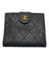 CHANEL (シャネル) ビコローレ 2つ折り財布 ネイビー：15000円