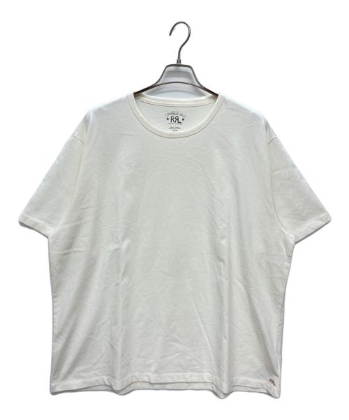 RRL（ダブルアールエル）RRL (ダブルアールエル) RRL ロゴ 半袖Tシャツ ホワイト サイズ:XXLの古着・服飾アイテム