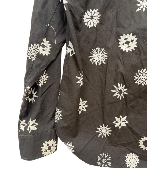 BLACK COMME des GARCONS（ブラックコムデギャルソン）BLACK COMME des GARCONS (ブラックコムデギャルソン) AD2023 フリルシャツ ブラック×ホワイト サイズ:Sの古着・服飾アイテム