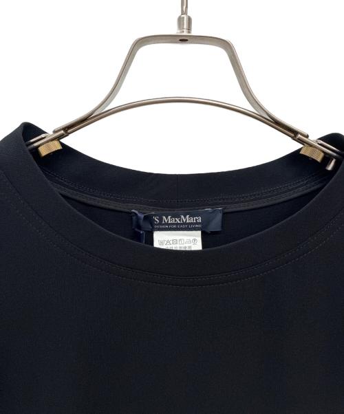 'S Max Mara（エスマックスマーラ）'S Max Mara (エスマックスマーラ) 半袖カットソー ブラック サイズ:SIZE 34の古着・服飾アイテム