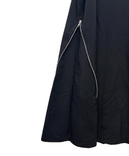 BLACK COMME des GARCONS（ブラックコムデギャルソン）BLACK COMME des GARCONS (ブラックコムデギャルソン) 25SS AD2024 ウール ノースリーブワンピース ブラック サイズ:XSの古着・服飾アイテム