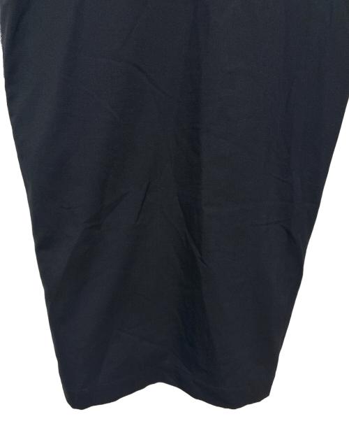 BLACK COMME des GARCONS（ブラックコムデギャルソン）BLACK COMME des GARCONS (ブラックコムデギャルソン) 25SS AD2024 ウール ノースリーブワンピース ブラック サイズ:XSの古着・服飾アイテム