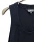 中古・古着 BLACK COMME des GARCONS (ブラックコムデギャルソン) 25SS AD2024 ウール ノースリーブワンピース ブラック サイズ:XS：50000円