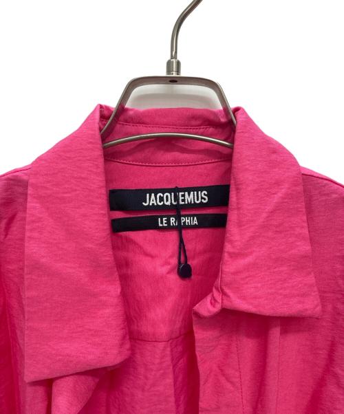 jacquemus（ジャックムス）JACQUEMUS (ジャックムス) La chemise Bahia バイアシャツ ショッキングピンク サイズ:SIZE 34の古着・服飾アイテム
