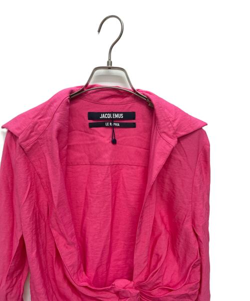 jacquemus（ジャックムス）JACQUEMUS (ジャックムス) La chemise Bahia バイアシャツ ショッキングピンク サイズ:SIZE 34の古着・服飾アイテム