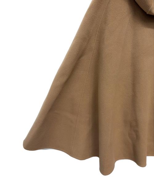 eimy istoire（エイミーイストワール）eimy istoire (エイミーイストワール) ファーポケットマントコート キャメル サイズ:SIZE S (36)の古着・服飾アイテム