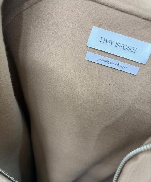 eimy istoire（エイミーイストワール）eimy istoire (エイミーイストワール) ファーポケットマントコート キャメル サイズ:SIZE S (36)の古着・服飾アイテム