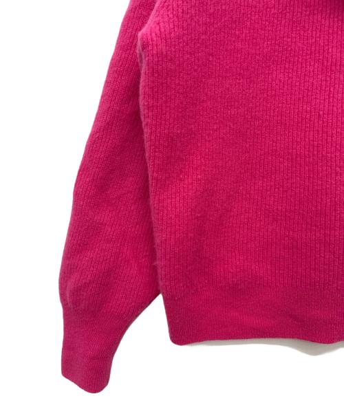 RALPH LAUREN（ラルフローレン）RALPH LAUREN (ラルフローレン) PINK PONY washable cashmere hoodie / カシミヤ ニットパーカー ショッキングピンク サイズ:Sの古着・服飾アイテム