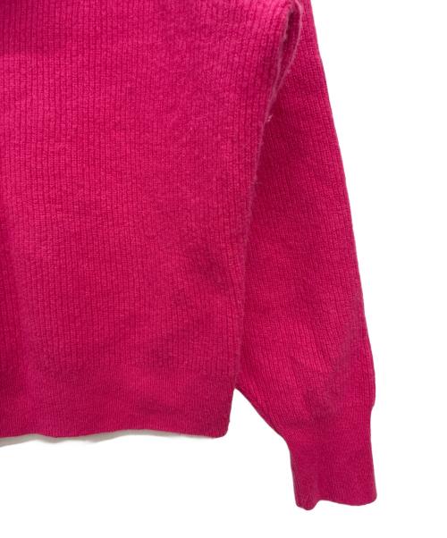 RALPH LAUREN（ラルフローレン）RALPH LAUREN (ラルフローレン) PINK PONY washable cashmere hoodie / カシミヤ ニットパーカー ショッキングピンク サイズ:Sの古着・服飾アイテム