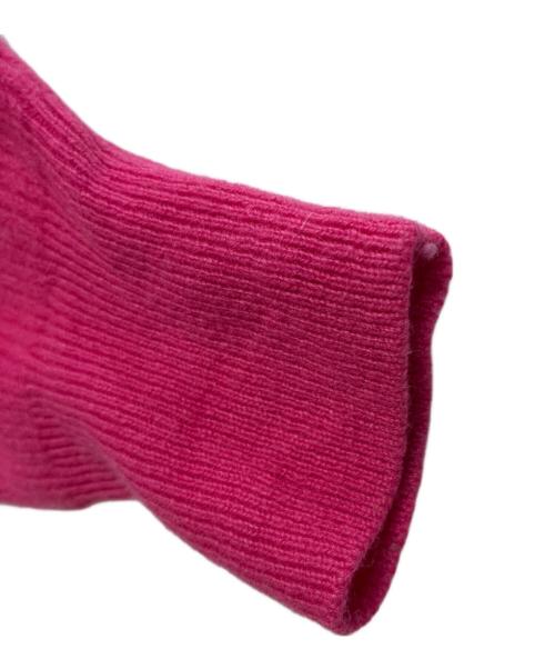 RALPH LAUREN（ラルフローレン）RALPH LAUREN (ラルフローレン) PINK PONY washable cashmere hoodie / カシミヤ ニットパーカー ショッキングピンク サイズ:Sの古着・服飾アイテム