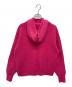 RALPH LAUREN (ラルフローレン) PINK PONY washable cashmere hoodie / カシミヤ ニットパーカー ショッキングピンク サイズ:S：15000円