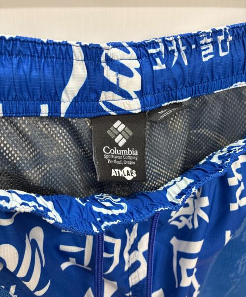 Columbia（コロンビア）Columbia (コロンビア) atmos (アトモス) リップタイドショーツ ブルー サイズ:Mの古着・服飾アイテム