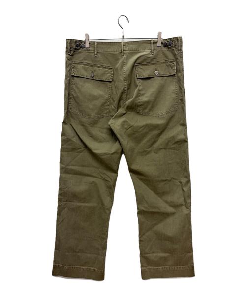 RRL（ダブルアールエル）RRL (ダブルアールエル) Army Utility Flat Pants オリーブ サイズ:W38×L32の古着・服飾アイテム