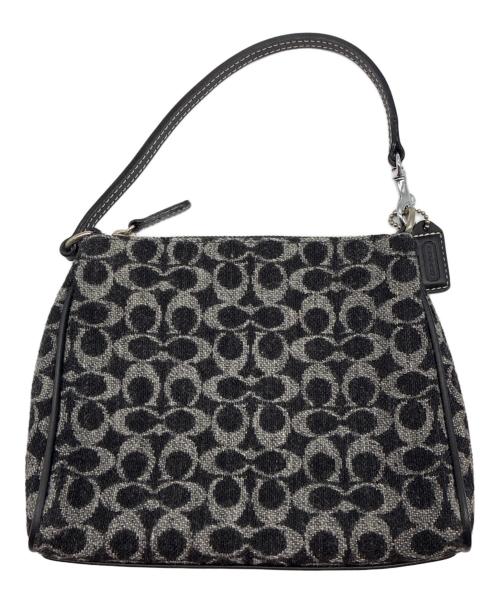 COACH（コーチ）COACH (コーチ) ミニシグネチャー ハンドバッグ ブラックの古着・服飾アイテム
