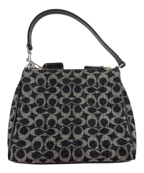 COACH（コーチ）COACH (コーチ) ミニシグネチャー ハンドバッグ ブラックの古着・服飾アイテム