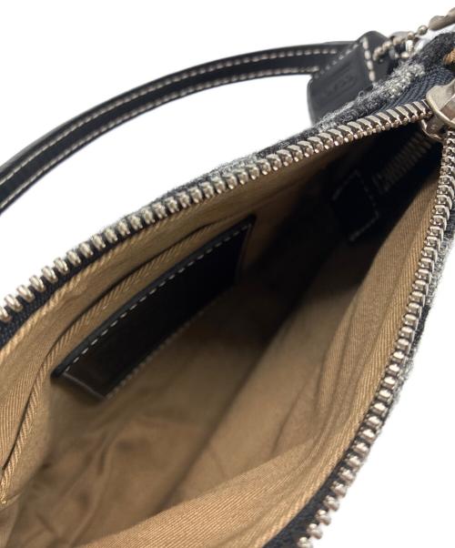COACH（コーチ）COACH (コーチ) ミニシグネチャー ハンドバッグ ブラックの古着・服飾アイテム