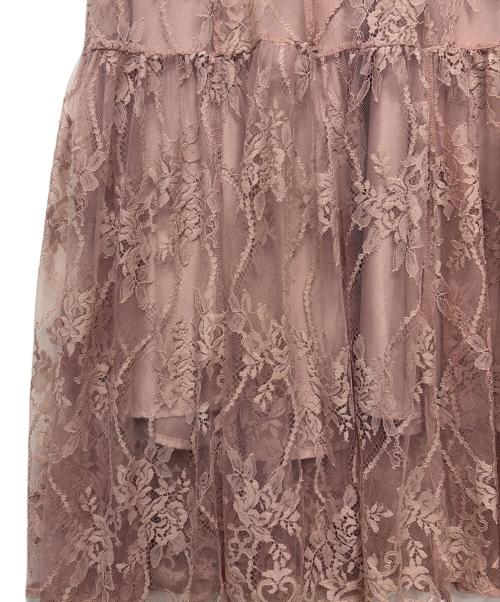 Snidel（スナイデル）Snidel (スナイデル) 24s半袖ワンピース ピンクの古着・服飾アイテム