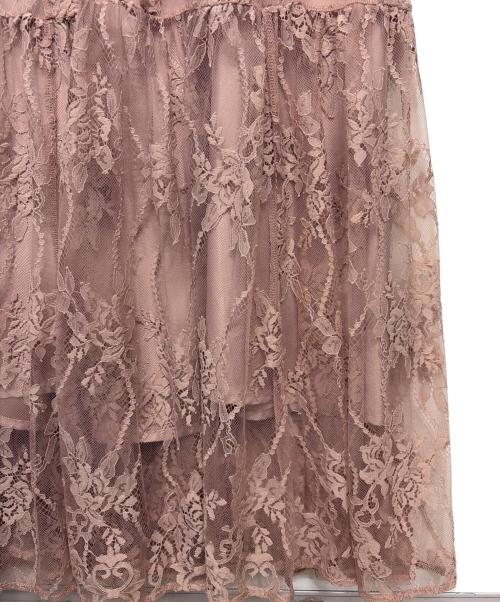 Snidel（スナイデル）Snidel (スナイデル) 24s半袖ワンピース ピンクの古着・服飾アイテム