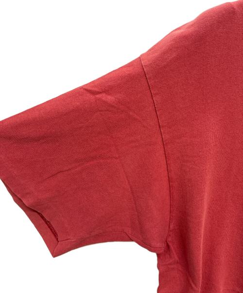 stussy（ステューシー）stussy (ステューシー) 90-00s スカル ストックロゴ プリントTシャツ レッド サイズ:Lの古着・服飾アイテム