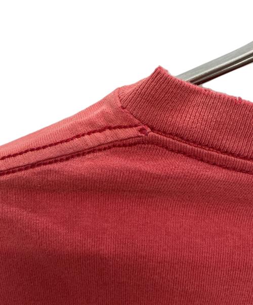stussy（ステューシー）stussy (ステューシー) 90-00s スカル ストックロゴ プリントTシャツ レッド サイズ:Lの古着・服飾アイテム