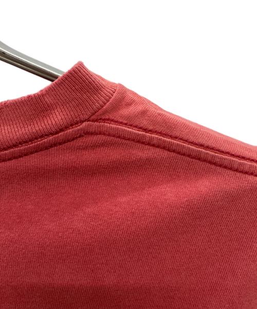 stussy（ステューシー）stussy (ステューシー) 90-00s スカル ストックロゴ プリントTシャツ レッド サイズ:Lの古着・服飾アイテム