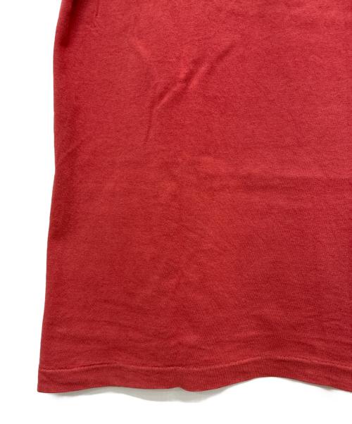 stussy（ステューシー）stussy (ステューシー) 90-00s スカル ストックロゴ プリントTシャツ レッド サイズ:Lの古着・服飾アイテム
