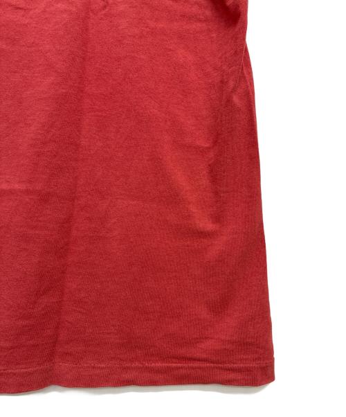 stussy（ステューシー）stussy (ステューシー) 90-00s スカル ストックロゴ プリントTシャツ レッド サイズ:Lの古着・服飾アイテム