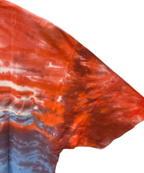 stussy（ステューシー）stussy (ステューシー) Tie Dye World Tour Tee / タイダイ ワールドツアーTシャツ レッド×ブルー サイズ:Lの古着・服飾アイテム