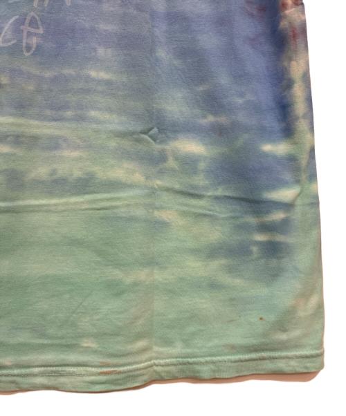 stussy（ステューシー）stussy (ステューシー) Tie Dye World Tour Tee / タイダイ ワールドツアーTシャツ レッド×ブルー サイズ:Lの古着・服飾アイテム