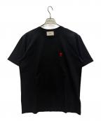 AMI Alexandre Mattiussiアミアレクサンドルマテュッシ）の古着「半袖カットソー」｜ブラック