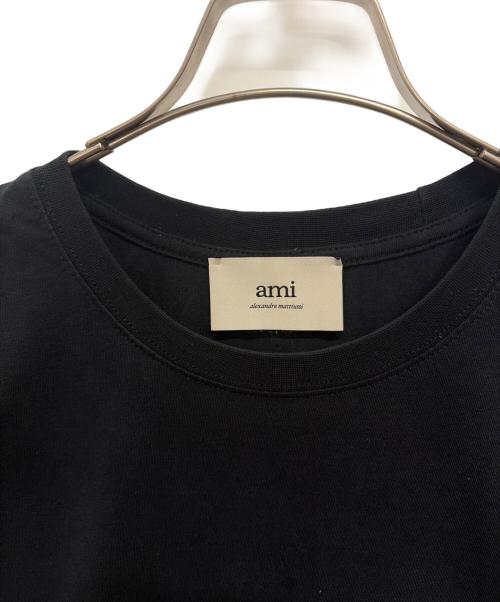 AMI Alexandre Mattiussi（アミアレクサンドルマテュッシ）AMI Alexandre Mattiussi (アミアレクサンドルマテュッシ) 半袖カットソー ブラック サイズ:-の古着・服飾アイテム