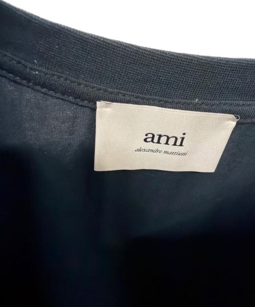 AMI Alexandre Mattiussi（アミアレクサンドルマテュッシ）AMI Alexandre Mattiussi (アミアレクサンドルマテュッシ) 半袖カットソー ブラック サイズ:-の古着・服飾アイテム