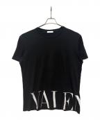 VALENTINOヴァレンティノ）の古着「半袖カットソー」｜ブラック