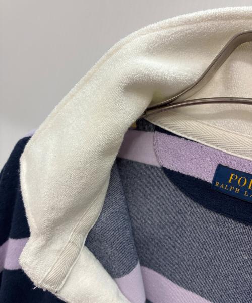 POLO RALPH LAUREN（ポロ・ラルフローレン）POLO RALPH LAUREN (ポロ・ラルフローレン) ラガーシャツ ネイビー×ピンク サイズ:Lの古着・服飾アイテム