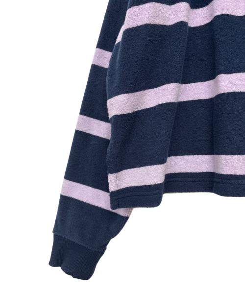 POLO RALPH LAUREN（ポロ・ラルフローレン）POLO RALPH LAUREN (ポロ・ラルフローレン) ラガーシャツ ネイビー×ピンク サイズ:Lの古着・服飾アイテム