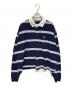 POLO RALPH LAUREN（ポロ・ラルフローレン）の古着「ラガーシャツ」｜ネイビー×ピンク