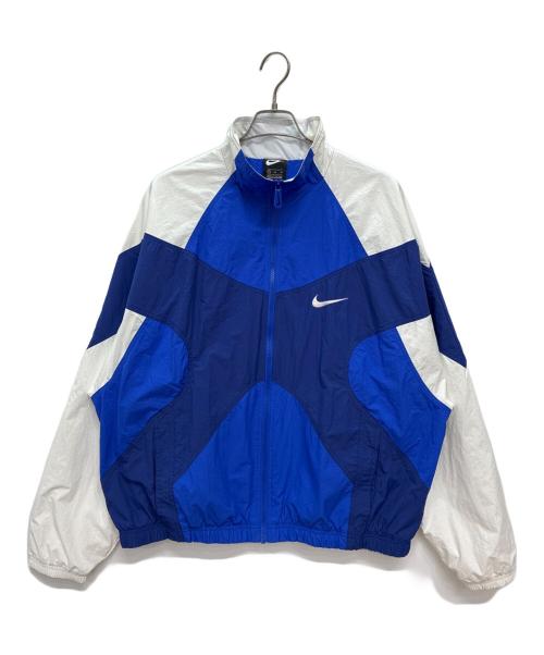 NIKE（ナイキ）NIKE (ナイキ) NSW Re-Issue Woven JACKET ブルー×ホワイト サイズ:XLの古着・服飾アイテム