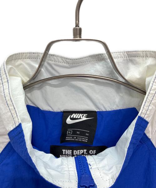 NIKE（ナイキ）NIKE (ナイキ) NSW Re-Issue Woven JACKET ブルー×ホワイト サイズ:XLの古着・服飾アイテム