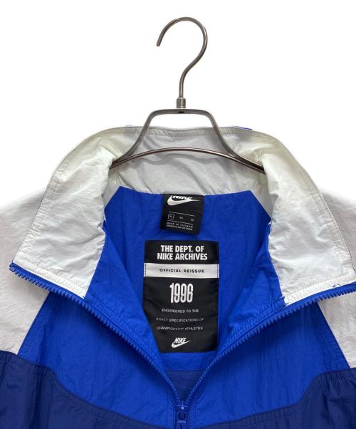 NIKE（ナイキ）NIKE (ナイキ) NSW Re-Issue Woven JACKET ブルー×ホワイト サイズ:XLの古着・服飾アイテム
